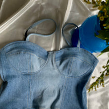 Charger l'image dans la galerie, Bustier en jean Cherry Moon